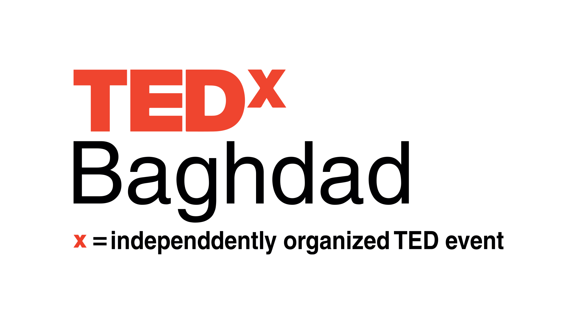 TEDX Baghdad تصميم اعلانات منظمة